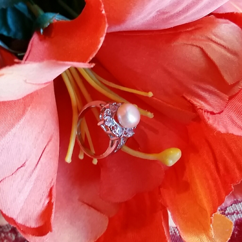 NEW FRESH WATER PERL RING - Picture 2 of 5